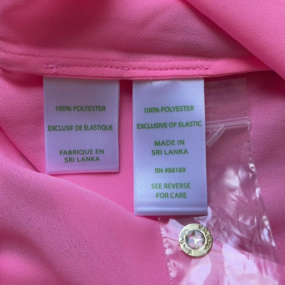 LILLY PULITZER DAKOTA BUTTON DOWN TOP - Picture 10 of 10